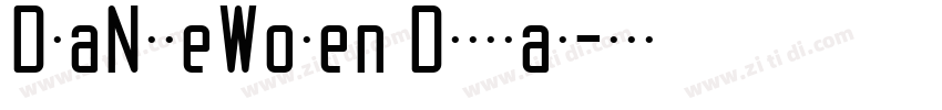 DiaNikeWomen Display字体转换